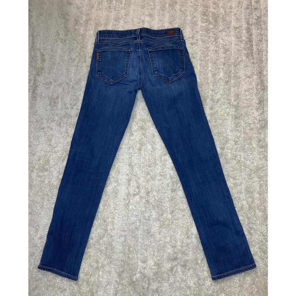 Paige Skyline Ankle Peg Y2K Bridgette medium wash modern skinny jeans Size 27 - Picture 7 of 10
